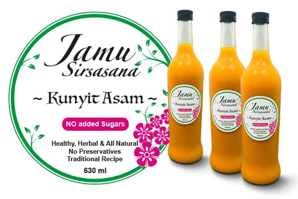 Jamu Sirsasana – Kunyit Asam